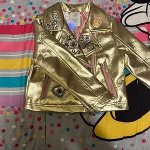NWT size 3 gold Belle jacket!!